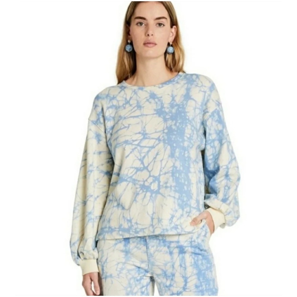 Rachel Comey x Target Blue Cream Tie Dye Sweatshirt Crewneck Large